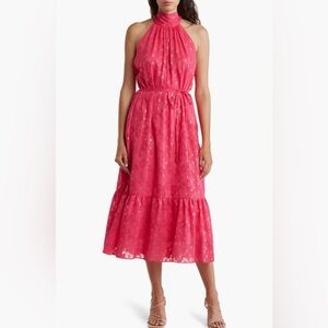 Donna Rico Halter Neck Midi Dress